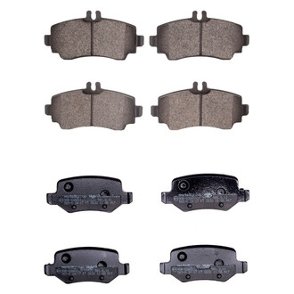 R1 Concepts® - Semi-Metallic Semi-Metallic Front and Rear Brake Pad Set