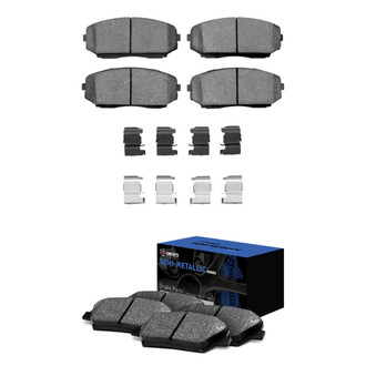 R1 Concepts® - Semi-Metallic Front and Rear Brake Pad Set