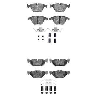 R1 Concepts® - Semi-Metallic Semi-Metallic Front and Rear Brake Pad Set