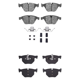 R1 Concepts® - Semi-Metallic Semi-Metallic Front and Rear Brake Pad Set