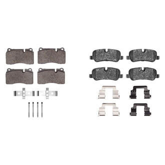 R1 Concepts® - Semi-Metallic Semi-Metallic Front and Rear Brake Pad Set