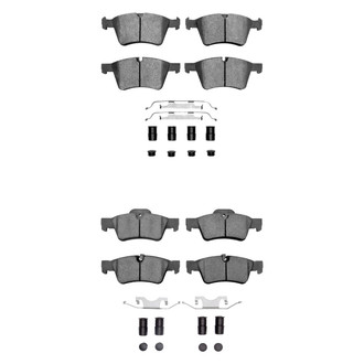 R1 Concepts® - Semi-Metallic Semi-Metallic Front and Rear Brake Pad Set