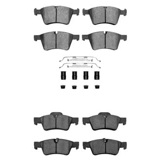 R1 Concepts® - Semi-Metallic Semi-Metallic Front and Rear Brake Pad Set