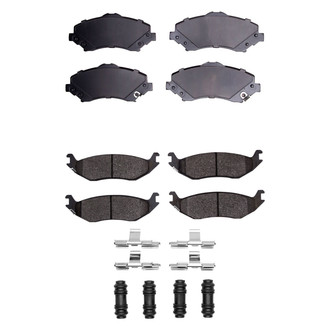 R1 Concepts® - Semi-Metallic Semi-Metallic Front and Rear Brake Pad Set