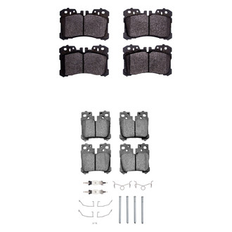 R1 Concepts® - Semi-Metallic Semi-Metallic Front and Rear Brake Pad Set