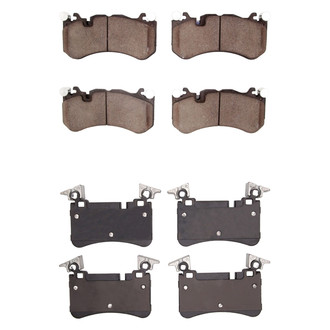 R1 Concepts® - Semi-Metallic Semi-Metallic Front and Rear Brake Pad Set