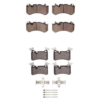 R1 Concepts® - Semi-Metallic Semi-Metallic Front and Rear Brake Pad Set