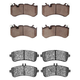R1 Concepts® - Semi-Metallic Semi-Metallic Front and Rear Brake Pad Set