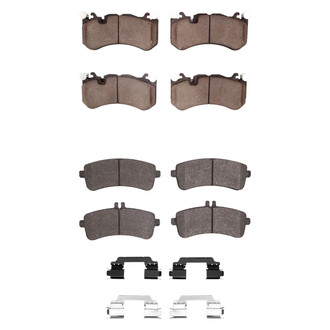 R1 Concepts® - Semi-Metallic Semi-Metallic Front and Rear Brake Pad Set