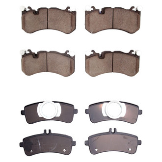 R1 Concepts® - Semi-Metallic Semi-Metallic Front and Rear Brake Pad Set