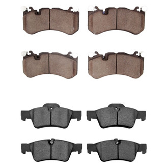 R1 Concepts® - Semi-Metallic Semi-Metallic Front and Rear Brake Pad Set