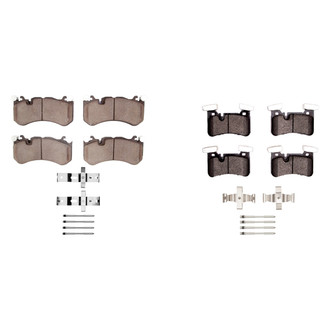 R1 Concepts® - Semi-Metallic Semi-Metallic Front and Rear Brake Pad Set