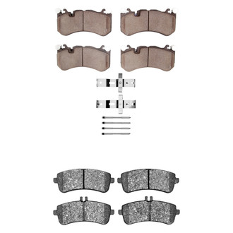 R1 Concepts® - Semi-Metallic Semi-Metallic Front and Rear Brake Pad Set