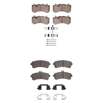 R1 Concepts® - Semi-Metallic Semi-Metallic Front and Rear Brake Pad Set