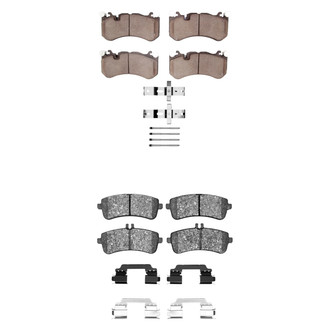 R1 Concepts® - Semi-Metallic Semi-Metallic Front and Rear Brake Pad Set