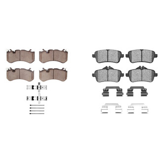 R1 Concepts® - Semi-Metallic Semi-Metallic Front and Rear Brake Pad Set