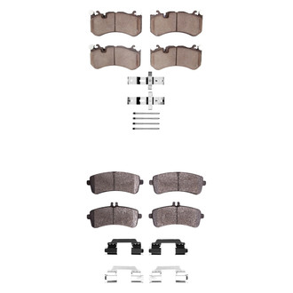 R1 Concepts® - Semi-Metallic Semi-Metallic Front and Rear Brake Pad Set