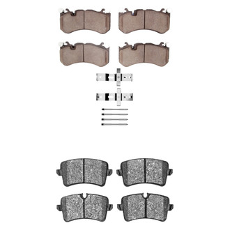 R1 Concepts® - Semi-Metallic Semi-Metallic Front and Rear Brake Pad Set