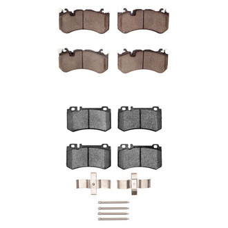 R1 Concepts® - Semi-Metallic Semi-Metallic Front and Rear Brake Pad Set