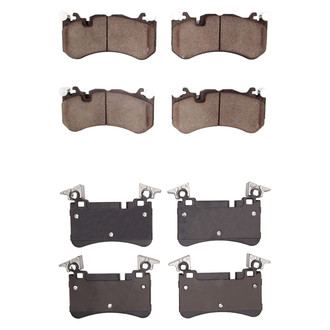 R1 Concepts® - Semi-Metallic Semi-Metallic Front and Rear Brake Pad Set