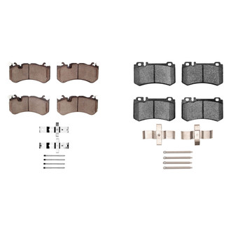 R1 Concepts® - Semi-Metallic Semi-Metallic Front and Rear Brake Pad Set