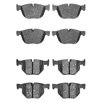 R1 Concepts® - Semi-Metallic Semi-Metallic Front and Rear Brake Pad Set