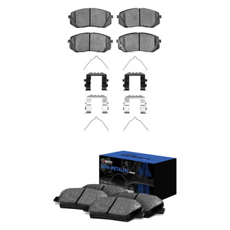 R1 Concepts® - Semi-Metallic Front and Rear Brake Pad Set