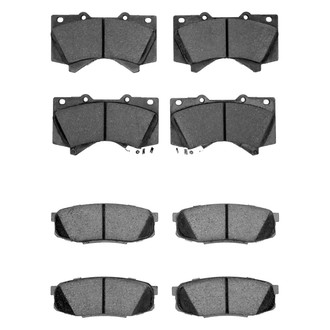 R1 Concepts® - Semi-Metallic Front and Rear Brake Pad Set