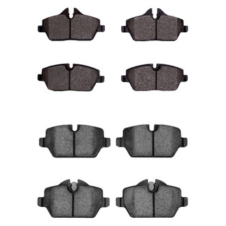 R1 Concepts® - Semi-Metallic Semi-Metallic Front and Rear Brake Pad Set