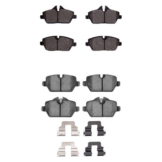 R1 Concepts® - Semi-Metallic Semi-Metallic Front and Rear Brake Pad Set