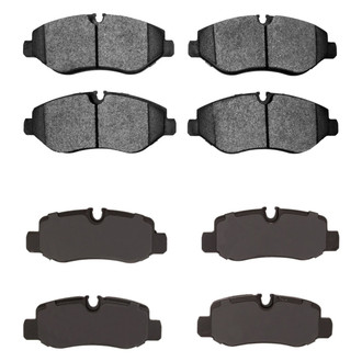 R1 Concepts® - Semi-Metallic Semi-Metallic Front and Rear Brake Pad Set