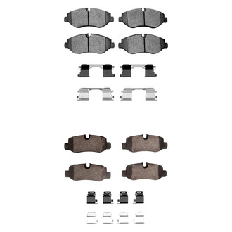 R1 Concepts® - Semi-Metallic Semi-Metallic Front and Rear Brake Pad Set