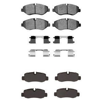 R1 Concepts® - Semi-Metallic Semi-Metallic Front and Rear Brake Pad Set