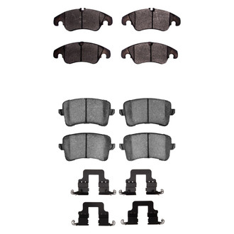 R1 Concepts® - Semi-Metallic Semi-Metallic Front and Rear Brake Pad Set