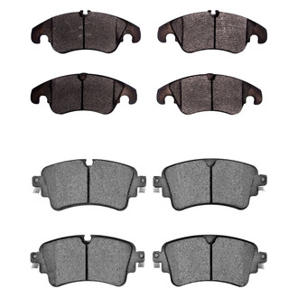 R1 Concepts® - Semi-Metallic Semi-Metallic Front and Rear Brake Pad Set