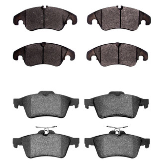 R1 Concepts® - Semi-Metallic Semi-Metallic Front and Rear Brake Pad Set