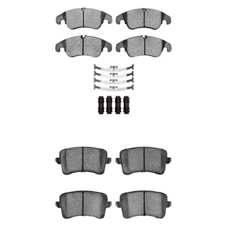 R1 Concepts® - Semi-Metallic Semi-Metallic Front and Rear Brake Pad Set
