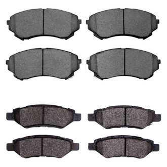R1 Concepts® - Semi-Metallic Semi-Metallic Front and Rear Brake Pad Set