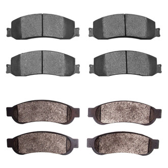 R1 Concepts® - Semi-Metallic Semi-Metallic Front and Rear Brake Pad Set