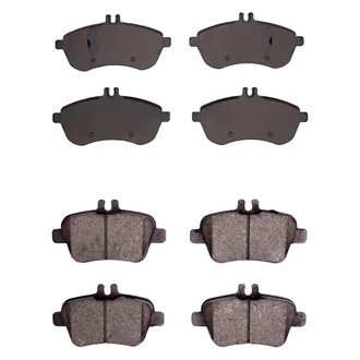 R1 Concepts® - Semi-Metallic Semi-Metallic Front and Rear Brake Pad Set