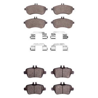 R1 Concepts® - Semi-Metallic Semi-Metallic Front and Rear Brake Pad Set