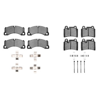 R1 Concepts® - Semi-Metallic Semi-Metallic Front and Rear Brake Pad Set