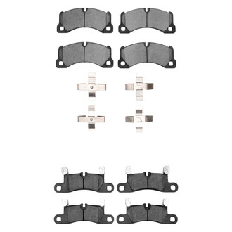 R1 Concepts® - Semi-Metallic Semi-Metallic Front and Rear Brake Pad Set