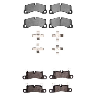 R1 Concepts® - Semi-Metallic Semi-Metallic Front and Rear Brake Pad Set