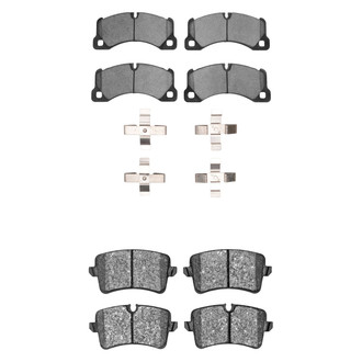 R1 Concepts® - Semi-Metallic Semi-Metallic Front and Rear Brake Pad Set
