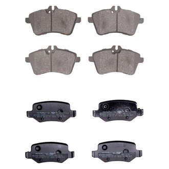 R1 Concepts® - Semi-Metallic Semi-Metallic Front and Rear Brake Pad Set