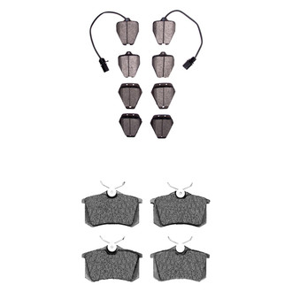 R1 Concepts® - Semi-Metallic Front and Rear Brake Pad Set