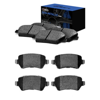 R1 Concepts® - Semi-Metallic Front and Rear Brake Pad Set