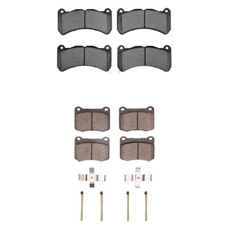 R1 Concepts® - Semi-Metallic Semi-Metallic Front and Rear Brake Pad Set
