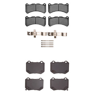 R1 Concepts® - Semi-Metallic Semi-Metallic Front and Rear Brake Pad Set
